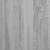 vidaXL Konsolentisch Grau Sonoma 90x35x80 cm Holzwerkstoff