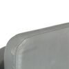 vidaXL Sessel Grau Echtleder