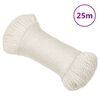 vidaXL Arbeitsseil Wei&szlig; 3 mm 25 m Polypropylen
