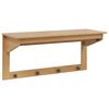vidaXL Garderobenst&auml;nder Hill Honigbraun 90 x 35 x 41,5 cm