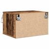 vidaXL Wandmontiertes Nachttischchen 2 pcs Altholz Holzwerkstoff