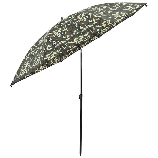 vidaXL Angel-Regenschirm Tarnung 300 x 240 cm Oxford-Polyester