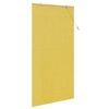 vidaXL Rollo mit Vorh&auml;ngen Gelb 110 x 220 cm Bambus