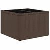 vidaXL 5-tlg. Garten-Sofagarnitur mit Kissen Braun Poly Rattan