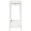 vidaXL Pflanztisch mit Ablage Wei&szlig; 108x35x75 cm Massivholz Kiefer