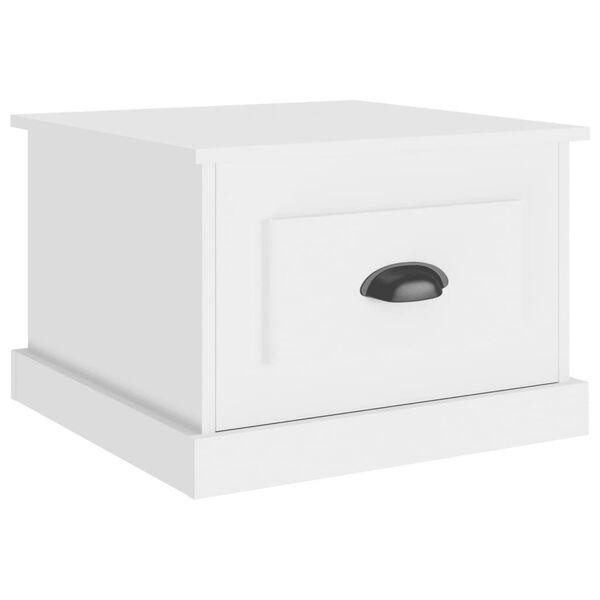 vidaXL Couchtisch Wei&szlig; 50x50x35 cm Holzwerkstoff