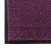 vidaXL Fußmatte Bordeaux 80 x 60 x 1,2 cm Teddystoff