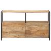 vidaXL Sideboard 110x35x65 cm Massivholz Mango