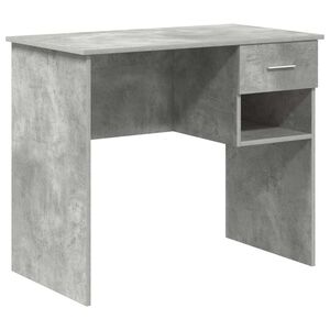 vidaXL Schreibtisch Betongrau 90 x 49 x 75 cm Holzwerkstoff