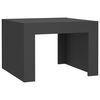 vidaXL Couchtisch Grau 50x50x35 cm Holzwerkstoff