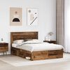 vidaXL Bettrahmen Altholz 140 x 200 cm Massives Kiefernholz