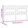 vidaXL Bett-Kopfteil 155,5x4x100 cm Massivholz Kiefer