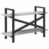 vidaXL B&uuml;cherregal Graues Sonoma 100 x 33,5 x 64 cm Holzwerkstoff