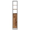 vidaXL Badezimmerschrank Altholz 40 x 30 x 180 cm Holzwerkstoff