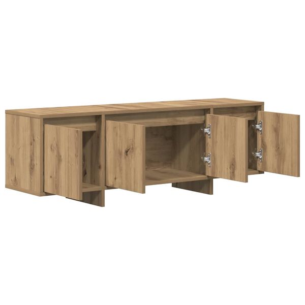 vidaXL TV-Schrank Artisan-Eiche 120x30x40,5 cm Holzwerkstoff