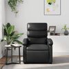 vidaXL Massagesessel Schwarz Kunstleder
