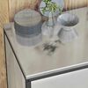 vidaXL K&uuml;chenaufbewahrung mit Regal Silber 60 x 50 x 92 cm Stahl