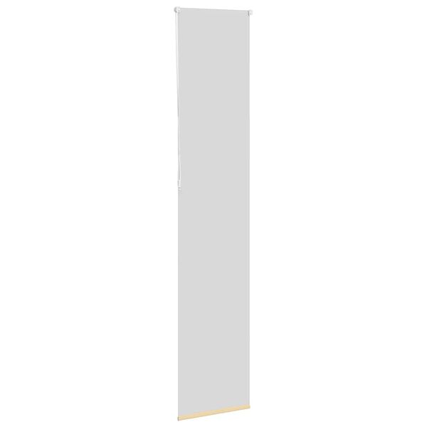 vidaXL Verdunkelungsrollo Beige 40x230cm Stoffbreite 35,7 cm Polyester