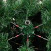 vidaXL K&uuml;nstlicher Weihnachtsbaum mit 300 LEDs mit St&auml;nder Gr&uuml;n 240 cm