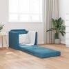 vidaXL Schlafsofa Blau 74 x 77 x 81 cm Samt