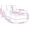 vidaXL Lounge-Liege mit Kissen Dunkelgr&uuml;n 91 x 157 x 91 cm Stoff