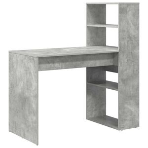 vidaXL Schreibtisch Beton Grau Holzwerkstoff 113 x 54 x 120 cm