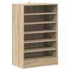 vidaXL Schuhschrank Sonoma-Eiche 60x35x92 cm Holzwerkstoff