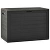 vidaXL Gartentruhe Anthrazit 78x44x55 cm