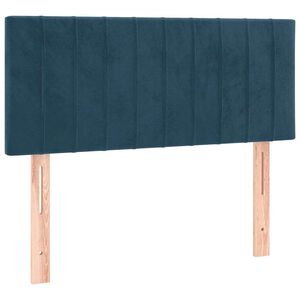 vidaXL Kopfteil Dunkelblau 80x5x78/88 cm Samt