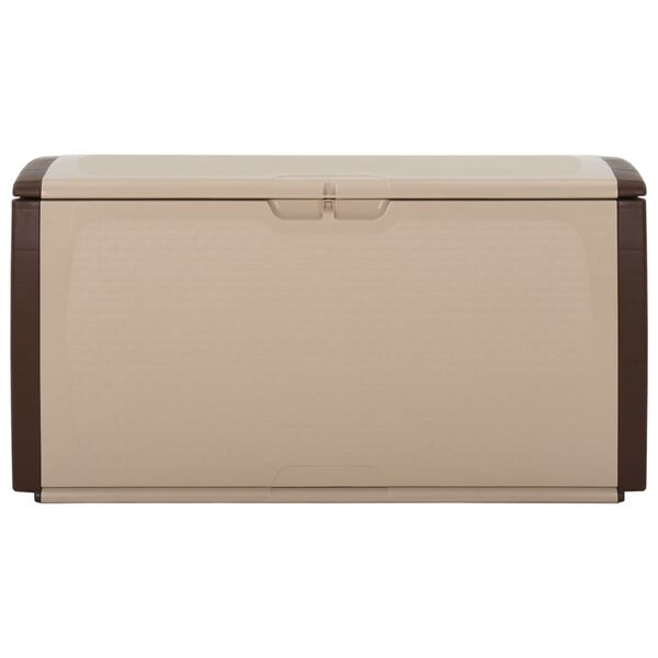 vidaXL Aufbewahrungsbox Beige und Braun 122x56x63 cm