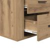 vidaXL Nachttisch Artisan-Eiche 35 x 50 x 60 cm Holzwerkstoff