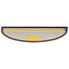 vidaXL Stufenmatten 15 Stk. 56x17x3 cm Kaffeebraun Halbrund