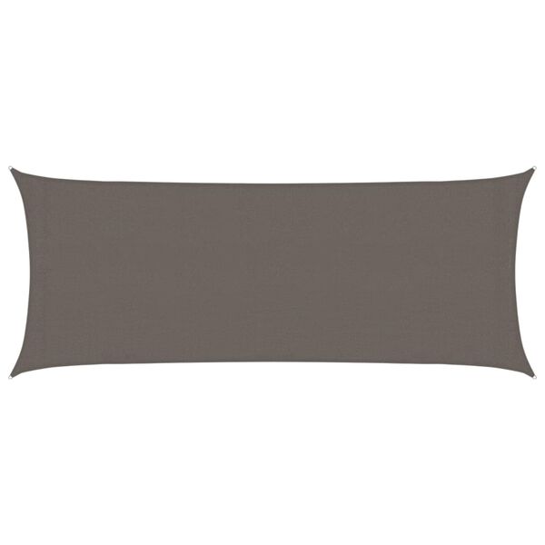 vidaXL Sonnensegel 160 g/m&sup2; Anthrazit 2x5 m HDPE