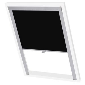 vidaXL Verdunkelungsrollo Schwarz 206 GGL und GGU