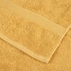 vidaXL Premium Handt&uuml;cher SOLUND 2 Stk. Gold 100x200 cm 600 g/m&sup2;
