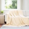 vidaXL Wohndecken 24 pcs Creme 270 x 240 cm Fleece