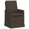 vidaXL Esszimmerst&uuml;hle 2 Stk. Leinen Dunkelgrau 57 x 67 x 98 cm
