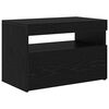 vidaXL TV-Schr&auml;nk Schwarz Eichen-Optik 60 x 35 x 40 cm Holzwerkstoff