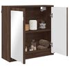 vidaXL Badezimmerspiegelschrank Braun Eichen-Optik 60 x 20 x 60 cm