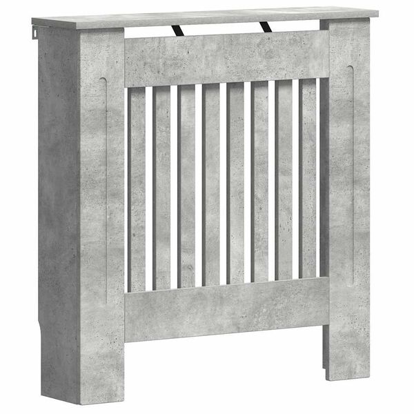vidaXL Heizk&ouml;rperabdeckung Beton Grau 78 x 19 x 81,5 cm Holzwerkstoff