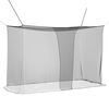 vidaXL Moskito-Netz f&uuml;r das Bett 156 Mesh Schwarz 220 x 120 x 150 cm