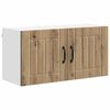 vidaXL Wandschrank LUCCA Artisan-Eiche 80 x 31 x 40 cm Holzwerkstoff
