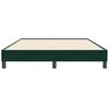 vidaXL Bettgestell ohne Matratze Dunkelgr&uuml;n 140x210 cm Samt