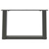 vidaXL Couchtischbeine U-Form 2 Stk. Anthrazit 50x(30-31) cm Stahl