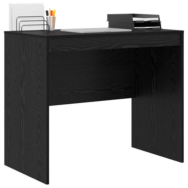 vidaXL Schreibtisch Schwarz Eichen-Optik 90 x 50 x 76 cm