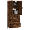 vidaXL Highboard R&auml;uchereiche 69,5x34x180 cm Holzwerkstoff