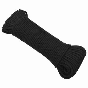 vidaXL Mehrzweck-Allzweckseil 3 mm 25 m Schwarz PP