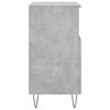 vidaXL Sideboards 2 Stk. Betongrau Holzwerkstoff