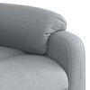 vidaXL Relaxsessel Hellgrau Stoff