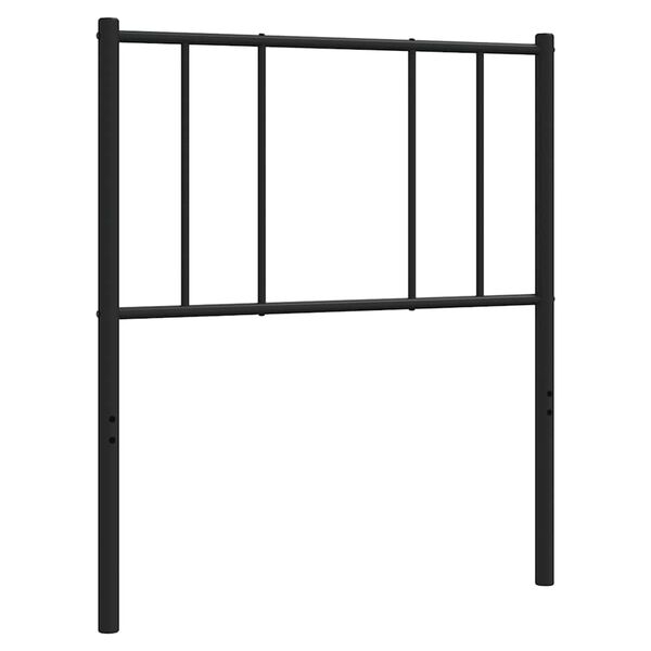 vidaXL Ersatz-Kopfteil Metall Schwarz 90 cm